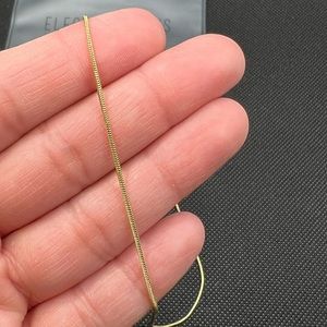 Electric Picks Gold Boa necklace. 16 inches